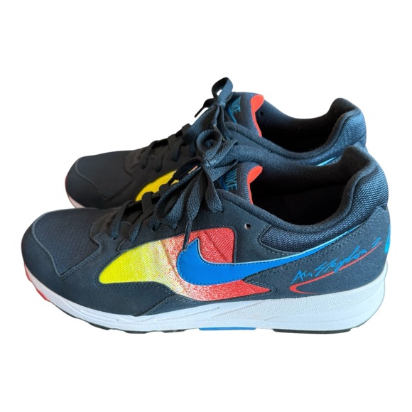 Nike Kids' Navy and Neon Sneakers - Picture 3 of 6